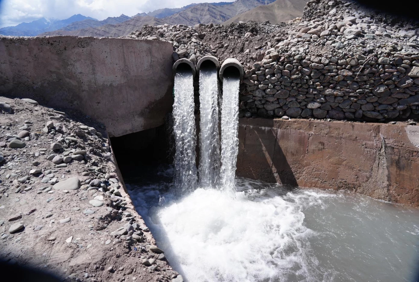 Ladakh turns glacier runoff into a lifeline for farms, channelising 90 million litres of water daily